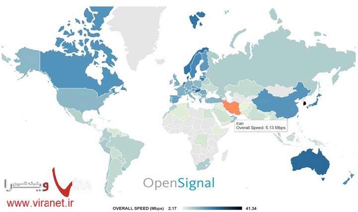 نگاهی به جایگاه ایران در رده‌بندی جهانی شبکه‌های 3G و 4G