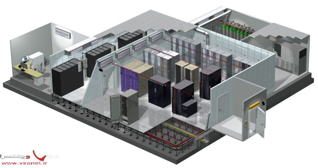 ساختار مرکز داده و اتاق سرور