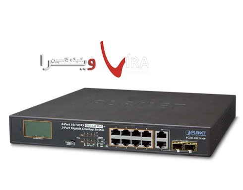 سوئيچ 8پورت POE پلنتSwitch POE Planet FGSD1022HP