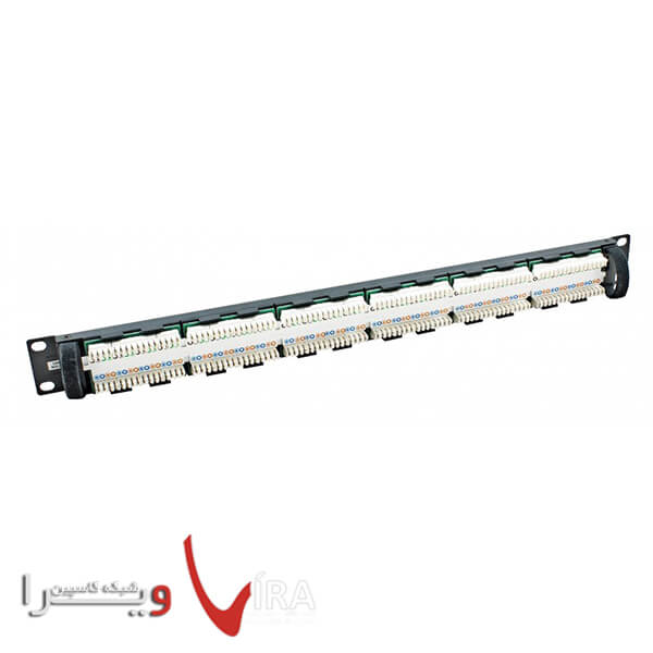 Nexans Patch panel cat6 utp - 01 تجهیزات شبکه نگزنس ، پچ پنل نگزنس CAT6 UTP
